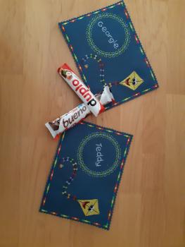 Preview: ITH - Stickdatei Mug Rug Herbstdrache Timo